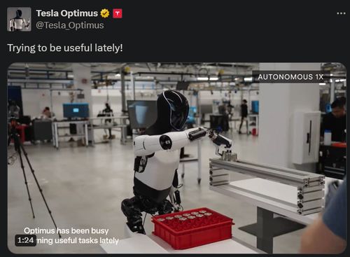 特斯拉Optimus人形機器人 工廠新星，技術再進化
